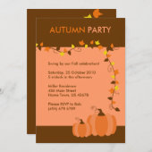 Najaarspartij Herfst Kaart (Voorkant / Achterkant)