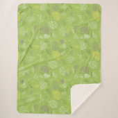 Najaarspatroon 6 sherpa deken (Voorkant)