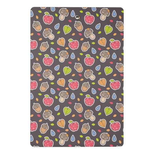 najaarspatroon mini klembord (Achterkant)