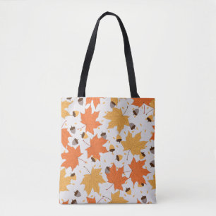 najaarspatroon  naadloos patroon tote bag