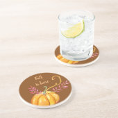 Najaarspompoen, Onderzetters voor het tekenen van  (Zijkant)