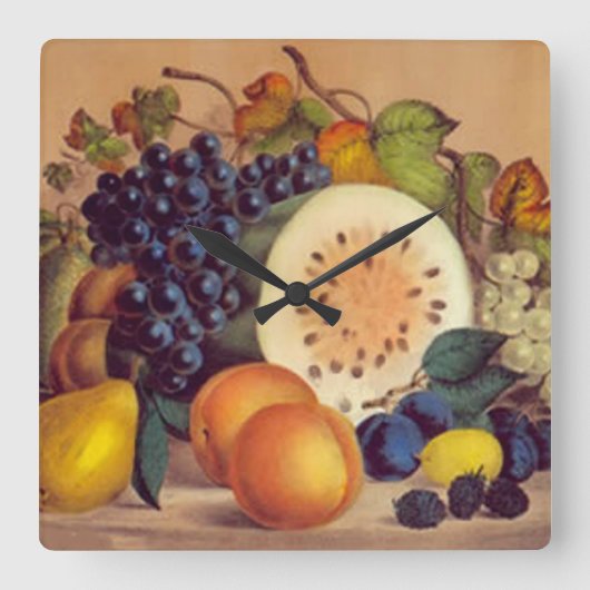 Najaarsprinkhaan Vierkante Klok (Voorkant)