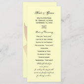 Najaarsprogramma van het lefbruiloft van Oak Programmakaart (Voorkant / Achterkant)