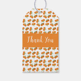 Najaarspuitlantaarn Dank u Oranje Cadeaulabel