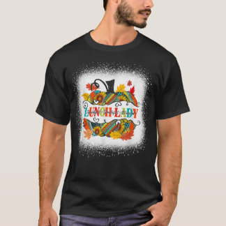 Najaarsredding Lunch Lady Thankful Grateful Blesse T-shirt