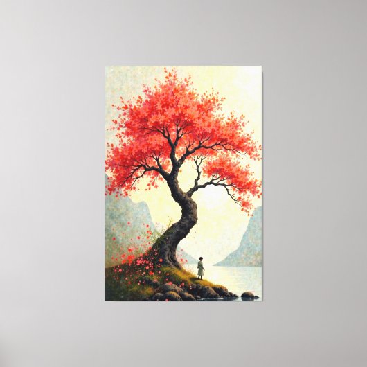 Najaarsreflectie Canvas Afdruk (Voorkant)