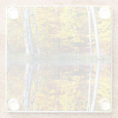 Najaarsreflectie Glazen Onderzetter (Achterkant)