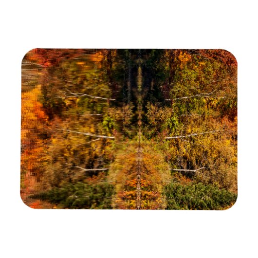 Najaarsreflectie op Coffin Pond Magneet (Horizontaal)