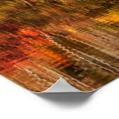 Najaarsreflectie op Coffin Pond Poster (Hoek)