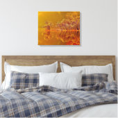 Najaarsreflecties Canvas Afdruk (Insitu (Slaapkamer))
