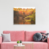 NAJAARSREFLECTIES IN MICHIGAN CANVAS AFDRUK (Insitu (Woonkamer))