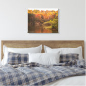 NAJAARSREFLECTIES IN MICHIGAN CANVAS AFDRUK (Insitu (Slaapkamer))