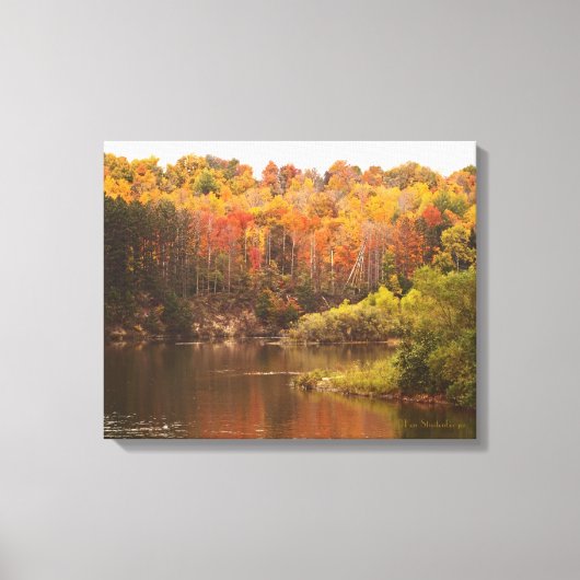 NAJAARSREFLECTIES IN MICHIGAN CANVAS AFDRUK (Voorkant)