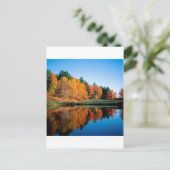 Najaarsreflecties Vermont Briefkaart (Staand voorkant)