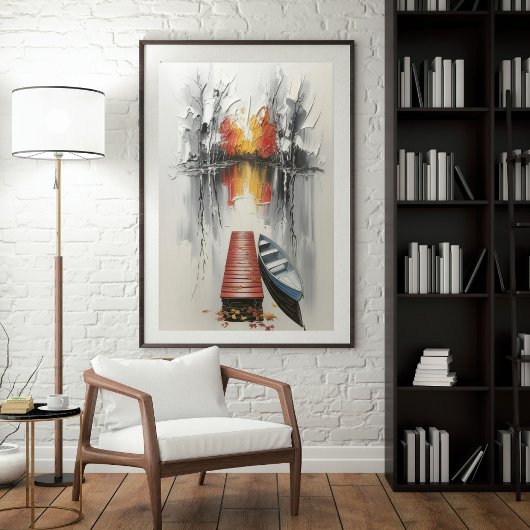 najaarsreflectiewand poster