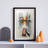 najaarsreflectiewand poster