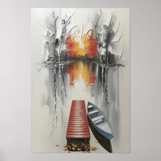 najaarsreflectiewand poster (Voorkant)