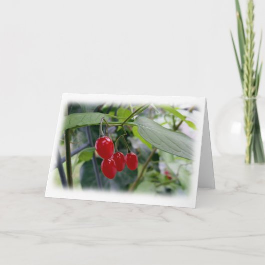 Najaarsrode vlekken kaart (Voorkant)