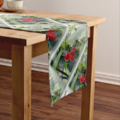 Najaarsrode vlekken lange tafelloper (Voorbeeld)