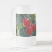 Najaarsrode vlekken matglas bierpul (Voorkant links)