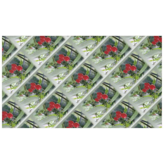 Najaarsrode vlekken tafelkleed (Voorkant (Horizontaal))