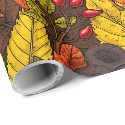 Najaarsschatten Cadeaupapier (Rol Hoek)