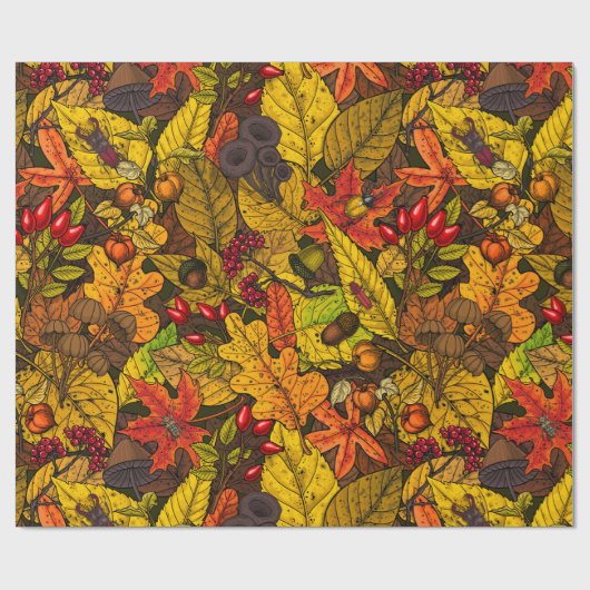 Najaarsschatten Cadeaupapier (Vlak)