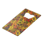 Najaarsschatten Creditkaart Flessenopener (Achterkant Gekanteld)