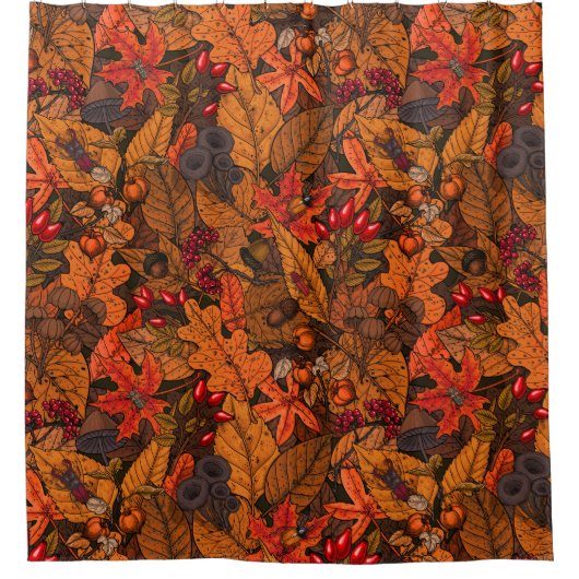 Najaarsschatten Douchegordijn (Voorkant)