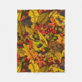 Najaarsschatten Fleece Deken (Voorkant)