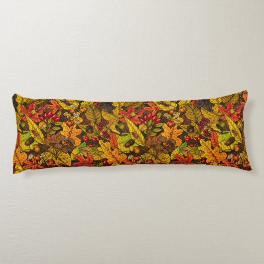 Najaarsschatten Lichaamskussen (Achterkant)