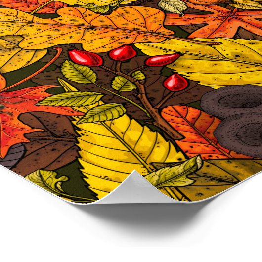 Najaarsschatten Poster (Hoek)