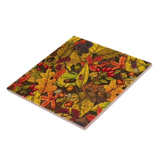 Najaarsschatten Tegeltje (Zijkant)