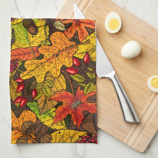 Najaarsschatten Theedoek (Quarter Fold)