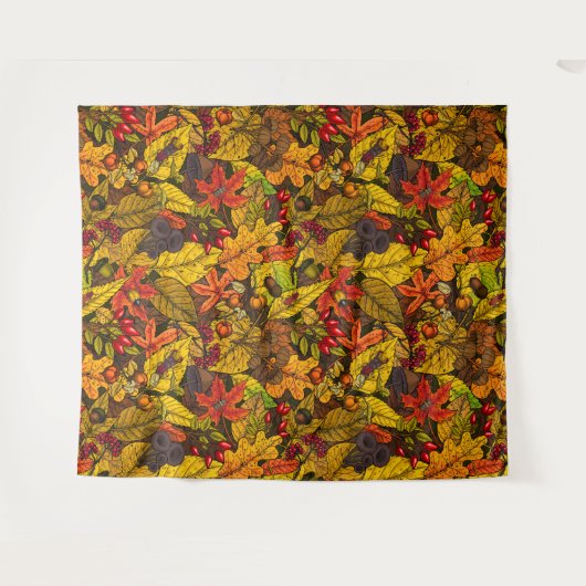 Najaarsschatten Wandkleed (Voorkant (horizontaal))