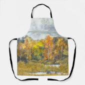 Najaarsschilderende waterverf 300 schort (Voorkant)
