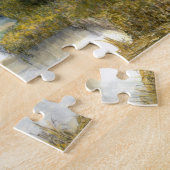 Najaarsschilderij van de waterverf legpuzzel (Zijkant)