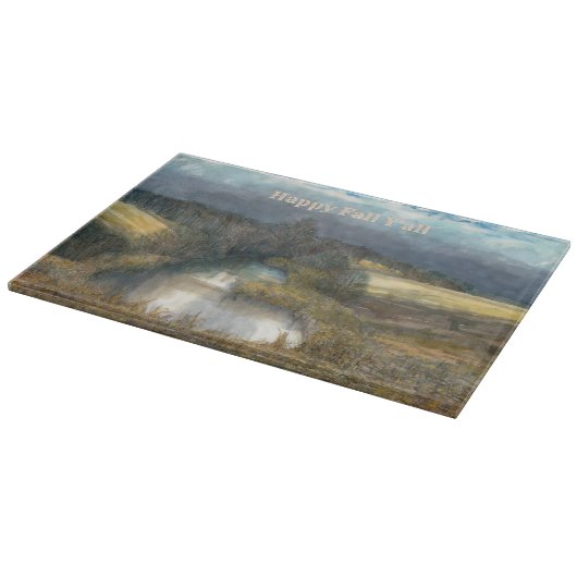 Najaarsschilderij van de waterverf snijplank (Hoek)