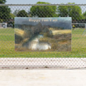 Najaarsschilderij van de waterverf spandoek (Insitu)