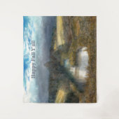 Najaarsschilderij van de waterverf wandkleed (Voorkant)