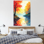 Najaarsservice Canvas Afdruk (Insitu (Slaapkamer))