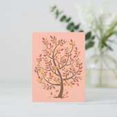 Najaarsstructuur Briefkaart (Staand voorkant)