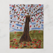 Najaarsstructuur Briefkaart (Voorkant)