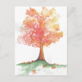 Najaarsstructuur Briefkaart (Voorkant)