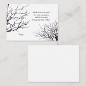 Najaarsstructuur Dank u wel Notitiekaartje (Voorkant / Achterkant)