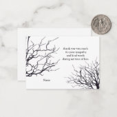 Najaarsstructuur Dank u wel Notitiekaartje (Voorkant / Achterkant in situ)