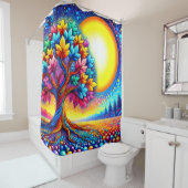 Najaarsstructuur Douchegordijn (In situ)