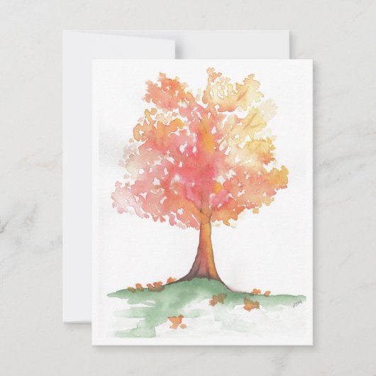 Najaarsstructuur Kaart (Voorkant)