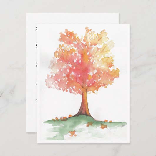 Najaarsstructuur Kaart (Voorkant / Achterkant)