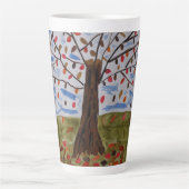 Najaarsstructuur Latte Mok (Voorkant)